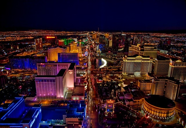 Las Vegas Aerial Image 2 - Riverside Limo Rental