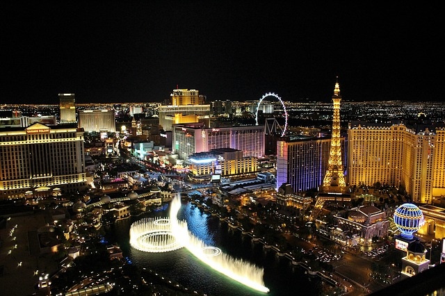 Las Vegas Aerial Image - Riverside Limo Rental